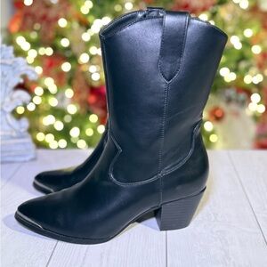 Gap Vegan Leather Western Boot